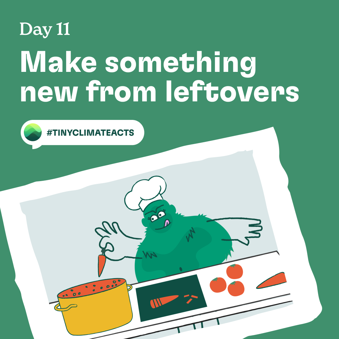 Day 11: Make something new from leftovers