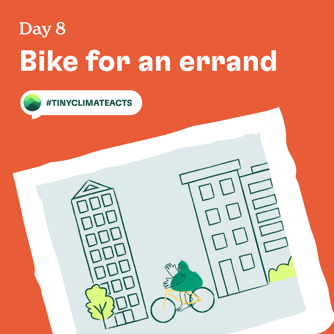 Day 8: Bike for an errand