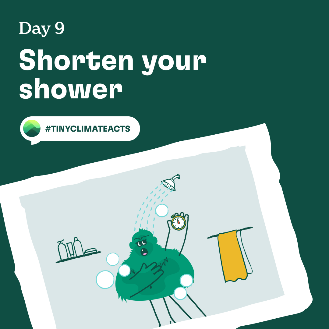 Day 9: Shorten your shower