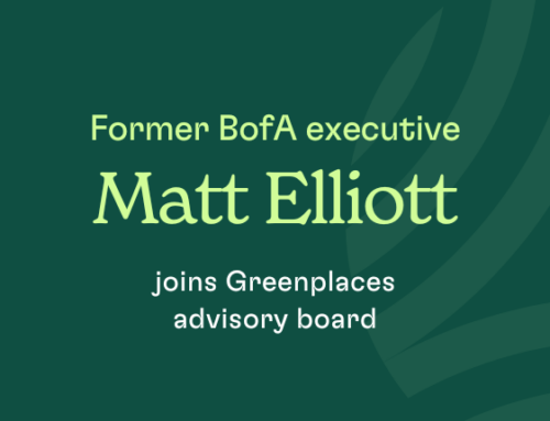 Former Bank of America sustainability executive Matt Elliott joins Greenplaces Advisory Board