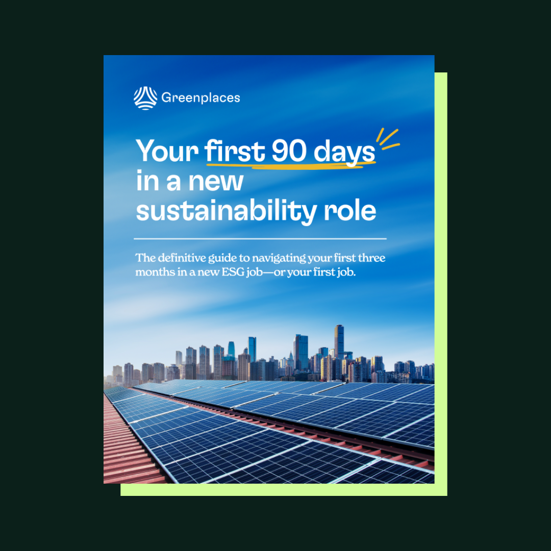 eBook: Your first 90 days in a new sustainability role