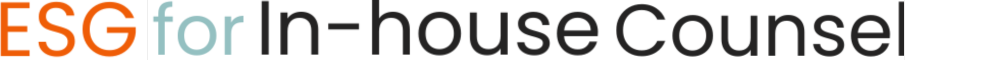 ESG for In-house Counsel Logo