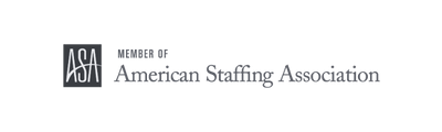 ASA B&W logo staffing