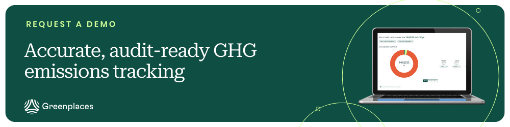 Greenhouse gas emissions tracking