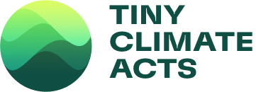 Tiny Climate Acts Greenplaces logo vertical color