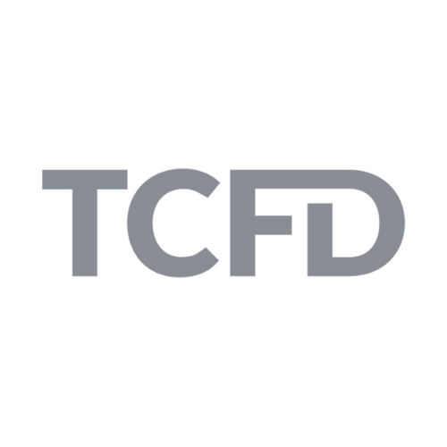 TCFD B&W Greenplaces badge