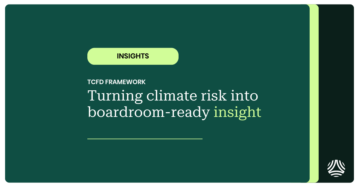 Greenplaces insights | TCFD framework