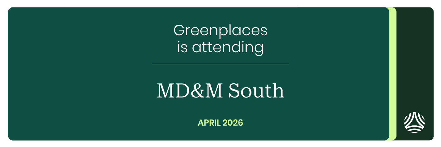 Greenplaces attending MD&M South Charlotte 2026