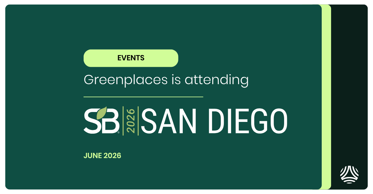 Greenplaces attending Sustainable Brands 2026